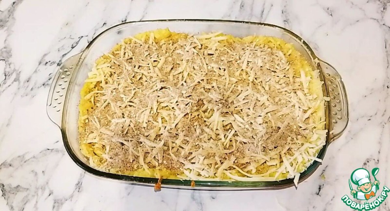 Картофельная запеканка с фаршем Аши Парментье (Hachis Parmentier)