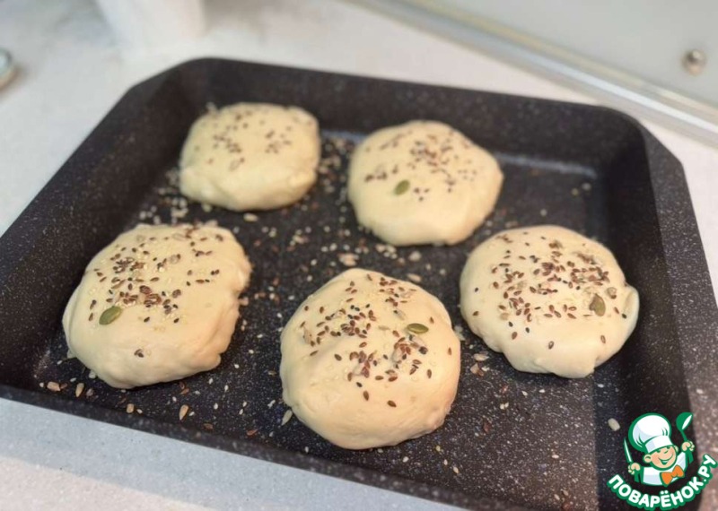 Закрытый бургер в лепешке роти