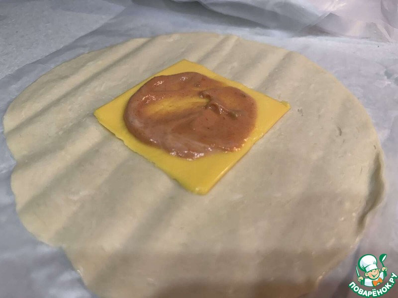 Закрытый бургер в лепешке роти