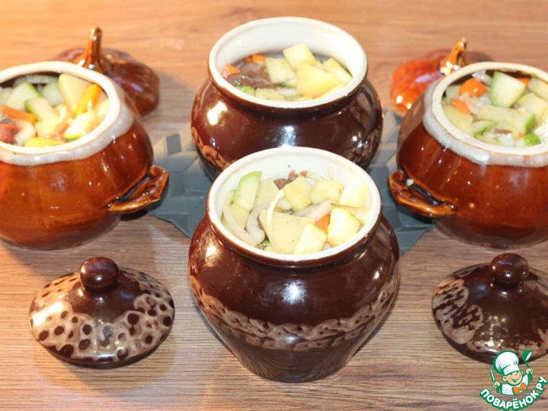 Мясо в соусе терияки с овощами