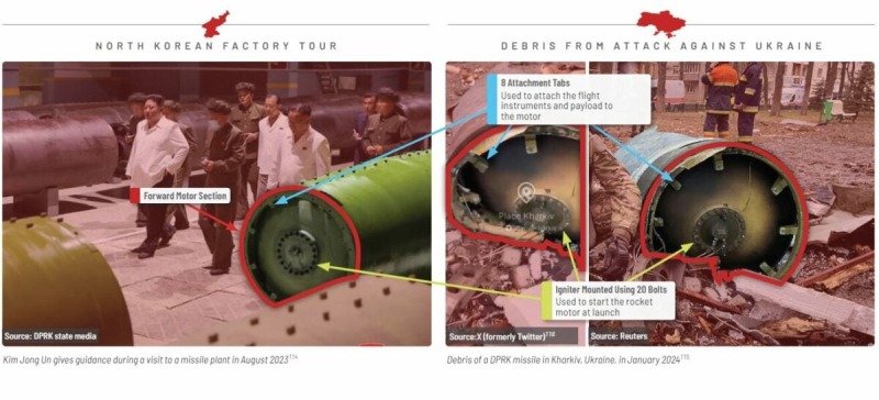 Американская разведка показала доказательства использования РФ ракет из КНДР по Украине | ФОТО