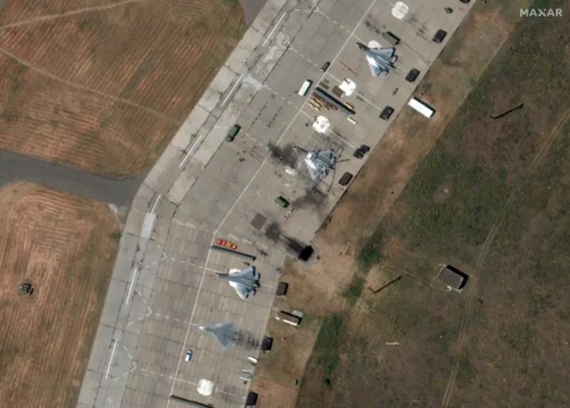 Появился спутниковый снимок Су-57, который атаковали ВСУ