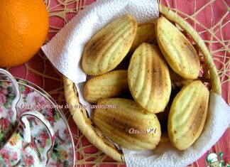 Апельсиновое печенье «Мадлен»