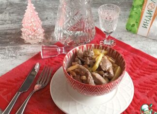 Азу из филе бедра индейки