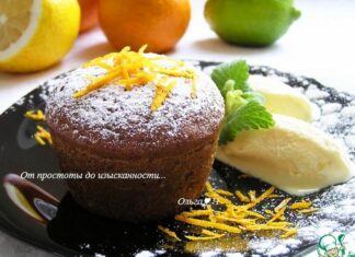 Брауни с апельсином