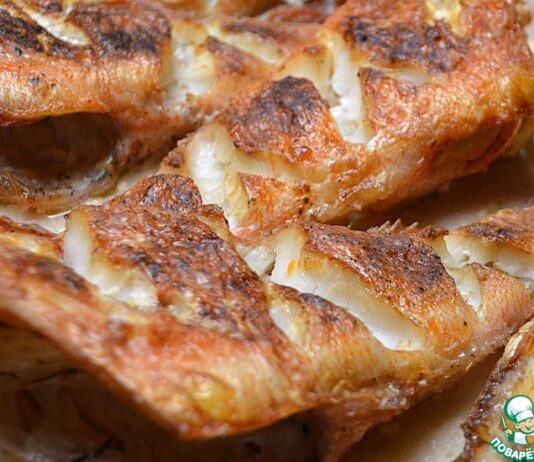 Морской окунь в духовке