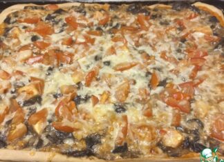 Пицца с грибами