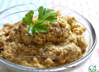 Пряный паштет из рыбных молок