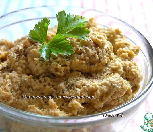 Пряный паштет из рыбных молок