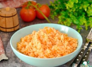 Томатный рис на гарнир