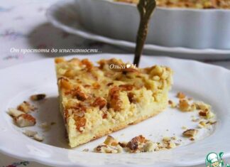 Творожно-ореховый тарт