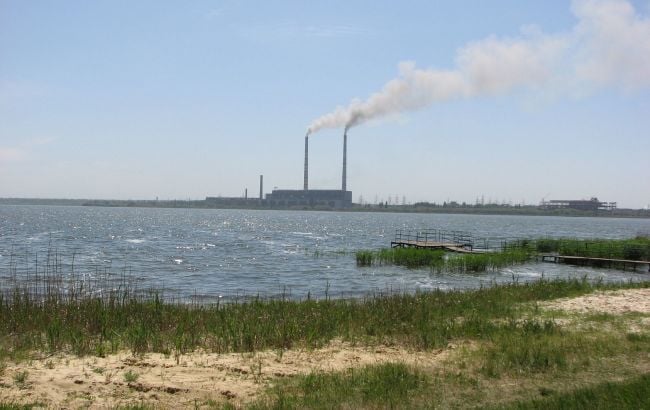 Взорвана дамба Кураховского водохранилища