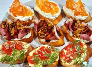 Брускетта на праздничный стол