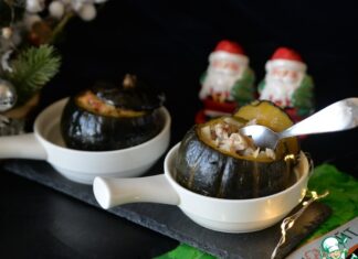 «Царская тыква», фаршированная индейкой