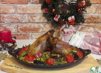 Голени индейки к Новогоднему столу