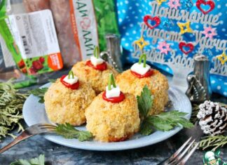 Горячая закуска «Новогодние шары»