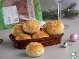 Ленивые мини пирожки с индейкой