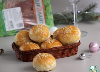 Ленивые мини пирожки с индейкой