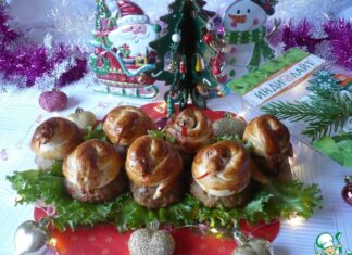 Мясные гнезда из фарша индейки»Змейки»