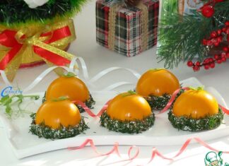 Паштет из печени с облепиховым желе