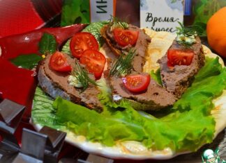 Печёночный паштет с мандаринами