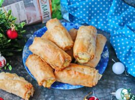 Рулетики-пирожки из теста фило