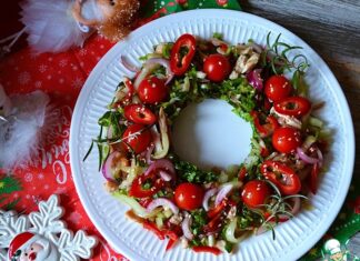Салат «Рождественский венок»