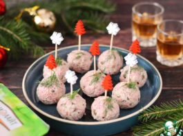 Закусочные шарики из сосисок и сыра