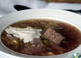 Зимний овощной суп с говядиной