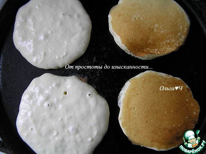 Творожные панкейки с кокосовой стружкой