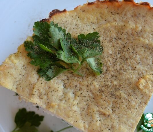 Курино-творожный торт