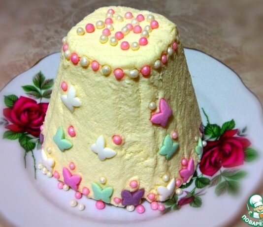 Пасха сметанная вареная