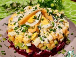 Салат на Пасхальный праздничный стол