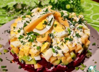 Салат на Пасхальный праздничный стол