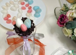 Шоколадные гнезда и сахарные яйца