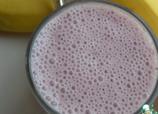 Смузи с овсянкой и бананом