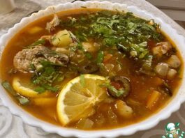 Солянка. Семужий бульон и прочее