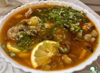 Солянка. Семужий бульон и прочее