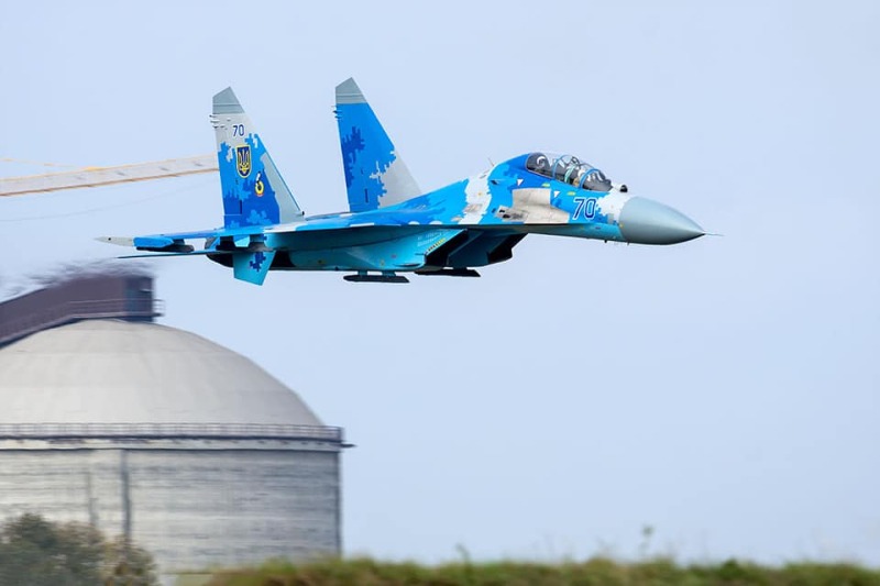Во время атаки РФ Воздушные силы потеряли истребитель Су-27