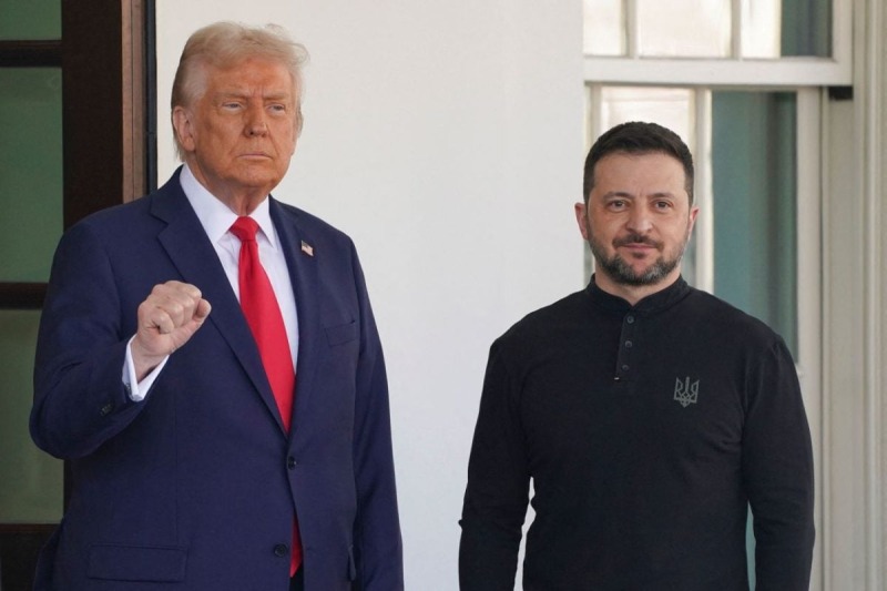 Зеленский встретился с Трампом в Риме