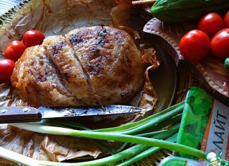 Бедро индейки в бараньем панцире