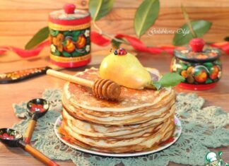 Блины к завтраку, приготовленные на кипятке