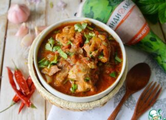 Чахохбили из индейки с мятой