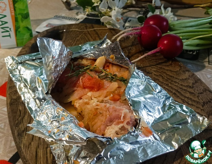 Грудки индейки в фольге