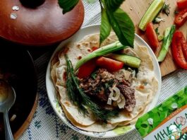 Индейка «Духовая» на лаваше