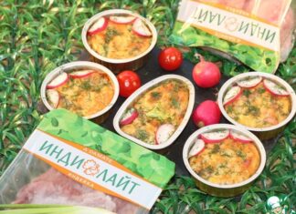 Индейка запеченная в луковом кляре