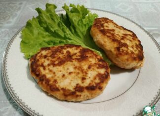 Котлеты из индейки с творогом