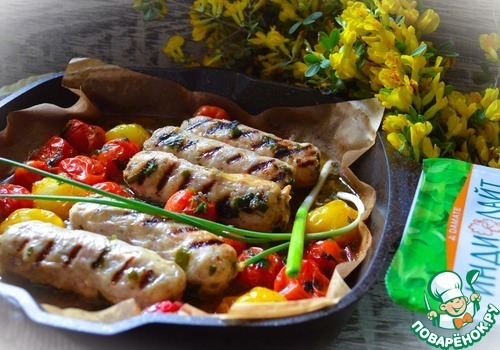 Купаты-гриль с черри