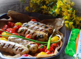 Купаты-гриль с черри