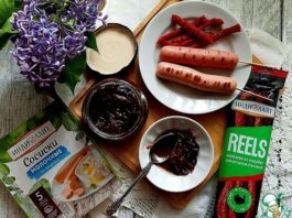 Луковый «мармелад» на красном вине